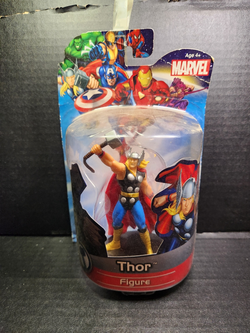Marvel Thor Action Figure - Red Cape, Blue Pants, Yellow Boots